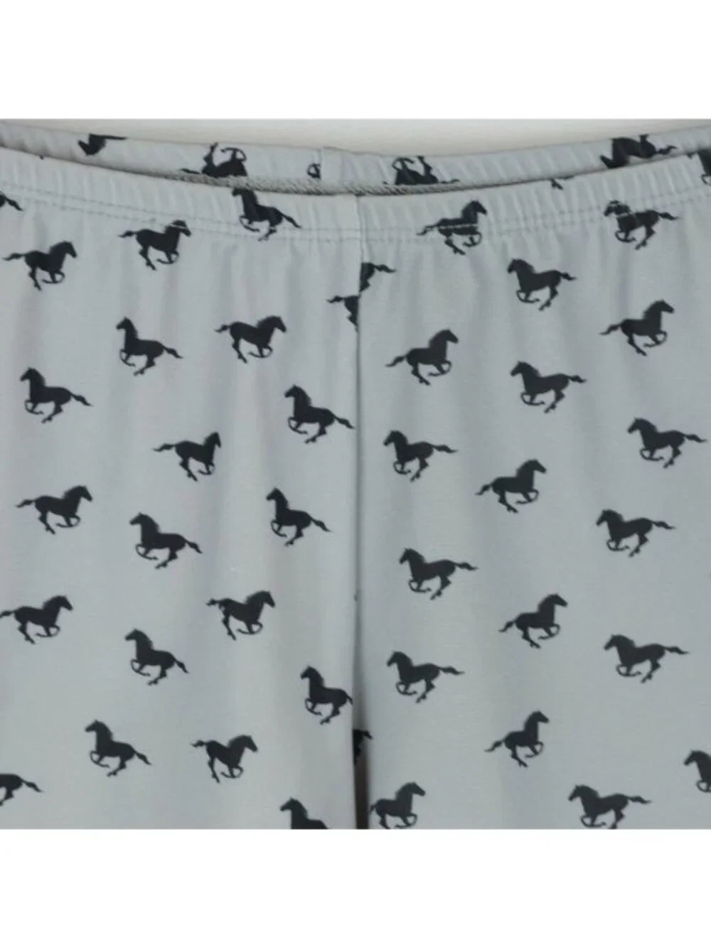 Monkeybar Buddies Derby Days Girls Size 10 Gray Black Horse Gymnastics Shorts